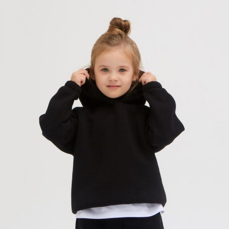 Hoods Children's Minaku: Basic Line Kids, Black Color, Height 116-1