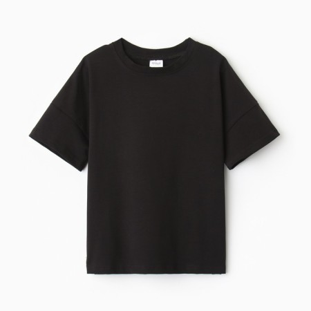 T -shirt Children's Minaku: Basic Line Kids Black Color, Height 116-6