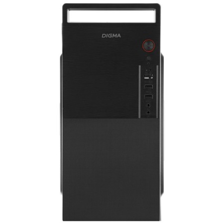 DIGMA DC-MATX101 -U2 Black Black Black BP MATX 1x80mm 2x120mm 2xusb2.0 Audio
