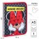 Plastic folder for notebooks A5, at lightning, Minnie Mouse