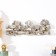 Decorative polystone hooks "Fan on a branch" 9.6x25.7x4.4 cm