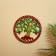 Panel wall "Tree of life" wood, glass 30 cm