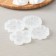 Silicone Mold for candies and chocolate "Flowers", 5 cm flower, color transparent