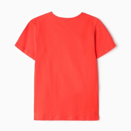T -shirt children's, red color, height 140 cm-4