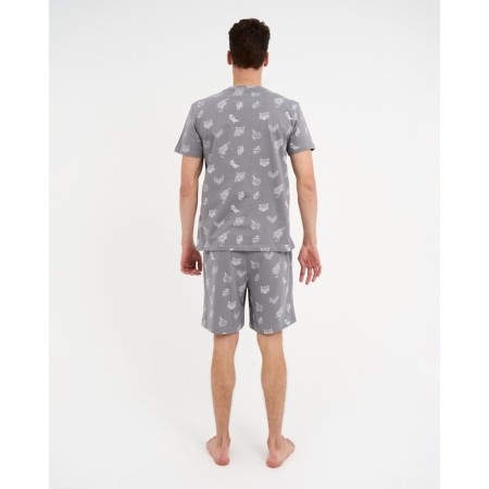 Pajama men's kaftan "Tiger" size 56-3