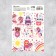 Paper stickers "Magic World", with coloring on the back, 11 × 15.5 cm