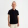 T -shirt Children's Polo Minaku: Basic Line Color Black, Height 134