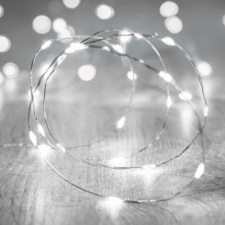 LED tape for balloon, garland, 3 meters, 31 diode, white color