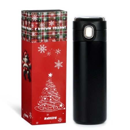 Thermal circle, 420 ml, Simple "Master K.", retains heat 8 hours, with the thermometer