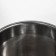 A bucket with a lid, 7 l, a measured scale, stainless steel