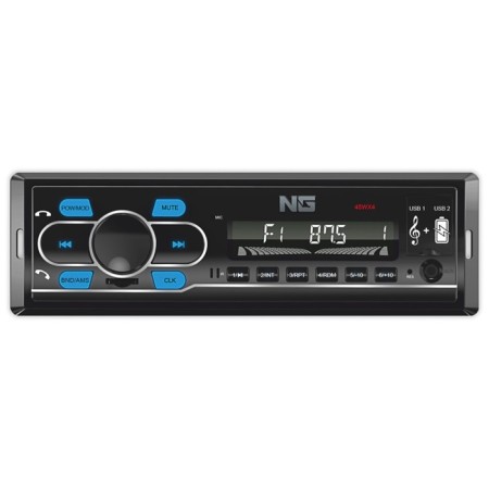 NG car radio, 45 W, USB-Flash port, wireless Bluetooth connection, AUX, 4 channels