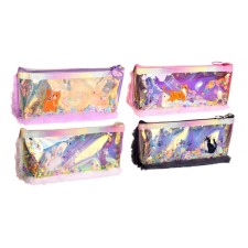 School pencil case with a zipper 