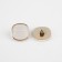 A set of plastic buttons on the leg, d = 23 mm, 5 pcs, white color