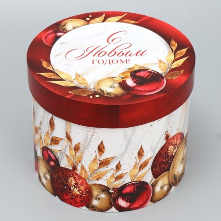 A set of gift boxes 5 in 1 “Classic New Year”, 13 x 14–19.5 x 22 cm, New Year-8