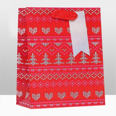 Gift package "New Year's patterns", luxury 18 x 22.3 x 10 cm-2