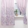 A set of curtains for the kitchen with sequences of Etel MEOW 145x180cm-2 pcs., 100% p/e
