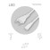 Power cable for the linear lamp Fito - 2 -pin 1.5 m