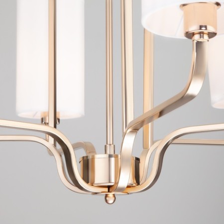 Suspended chandelier with lampshades Purezza, 40W, E14, 76.5x76.5 cm-1
