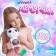 Soft toy with sequins "Fenya lemurchik", 10 cm x 20 cm x 16 cm