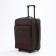 Small 20 suitcase "," Cartes factory ", lightning department, extension, external pocket, 2 wheels, brown color