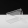 Stead for business cards "Corner", 10.5 × 5 × 4 cm, 2 mm plexiglass, in a protective film