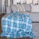 Плед ARDENZA BASIC 130х170см, цвет бирюза, флис, 160г/м, пэ