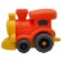 Eco-machine Funky Toys "Train", Orange color, 16 cm