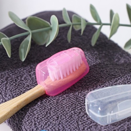 A set of cases for a toothbrush, 5 pcs, 4 × 2 × 1.7 cm, plastic, color mix-3