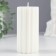 CLEASHIC CILINDRIC ARCOVE "Relief. White Lilia", 5x10 cm