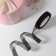 Kapron tape "Peas", 15 mm, 23 ± 1 m, black color