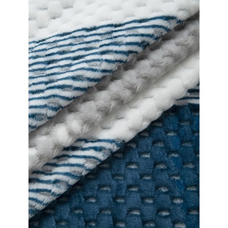Texrepublic blanket, size 150x200 cm, blue color-6