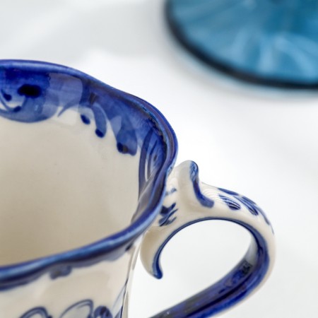 Mug "bell", 120 ml, 8 cm, gzhel, porcelain-3
