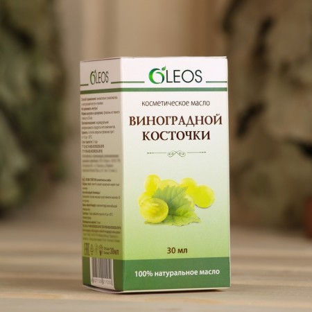 Cosmetic oil "grape bone" 30 ml Oleos-2