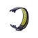 Luazon strap for fitness bracelet Mi Band 8, with perforation, black-green