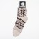 New Year. Women's socks, beige color, rr 23-25