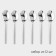 A set of tablespoons of dining rooms "speck", length 18 cm, 12 pcs, silver color