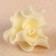 A set of colors for decor from foamiran, d = 3.5 cm, 10 pcs, openwork edge, beige