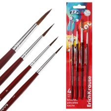 Set of pony brushes 4 pieces, Erichkrause 