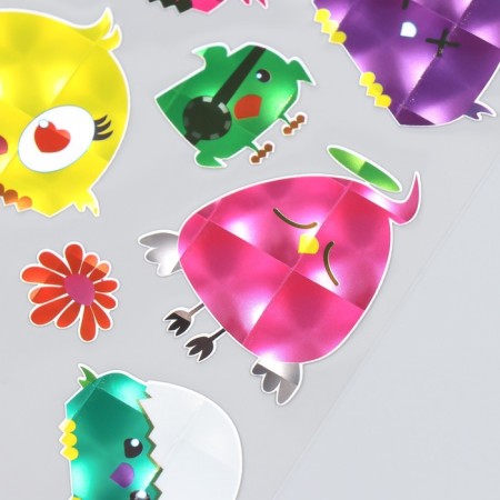 Sticker Plastic Hologography "Bird" 29x11 cm-2