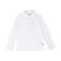 Longsliv-Polo for boys, height 134 cm, white color