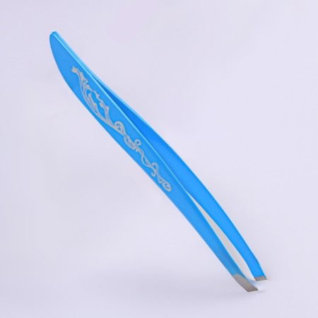 Pinzet begged, narrow, 9 cm, mix color-3