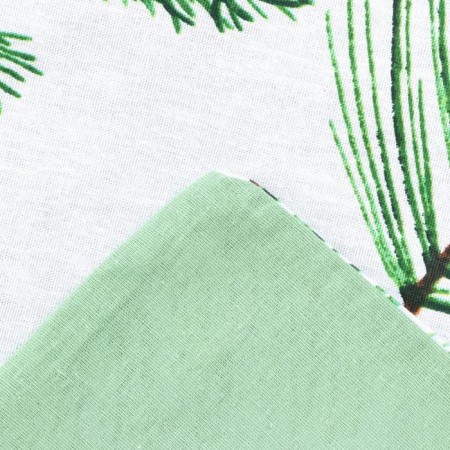 New Year. Bed linen "Ethel" 2 spruce branches 175*215 cm, 200*220 cm, 70*70 cm - 2 pcs-3