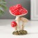 Polystone souvenir "Three red fly agaric" mix 8.9x5.8x5.4 cm