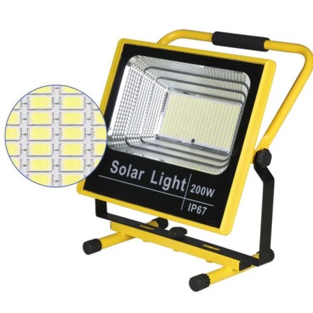 Battery-proceeding flash, portable 200 W, 20,000 mAh, IP67, 28 x 34 cm-1