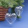 A set of New Year's jewelry for coloring "Heart" 2 pcs., Size assembled: 6.5 cm, mix