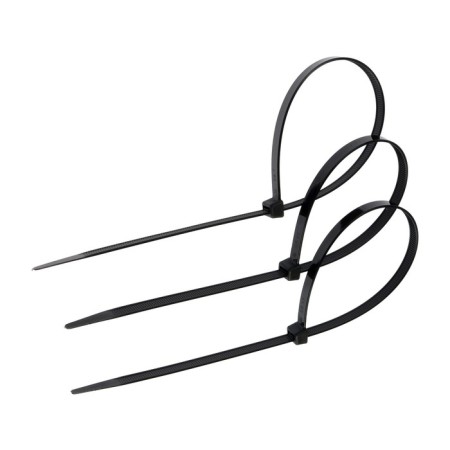 Clot of nylon tundra krep for screed, 9x450 mm, black, in package 100 pcs.