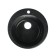 Cileage of kitchen from Marrbaxx stone Victory Z30Q4, D = 475 mm, depth 18 cm, glossy, black