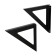 Delta bracket, mod 1, 245x245, 2 pcs, black color