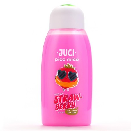Shower gel squirrels, 300 ml, strawberry aroma, Pico Mico-1