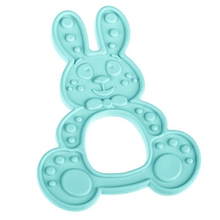 Silicon “Bunny” teether, mix color, button-6
